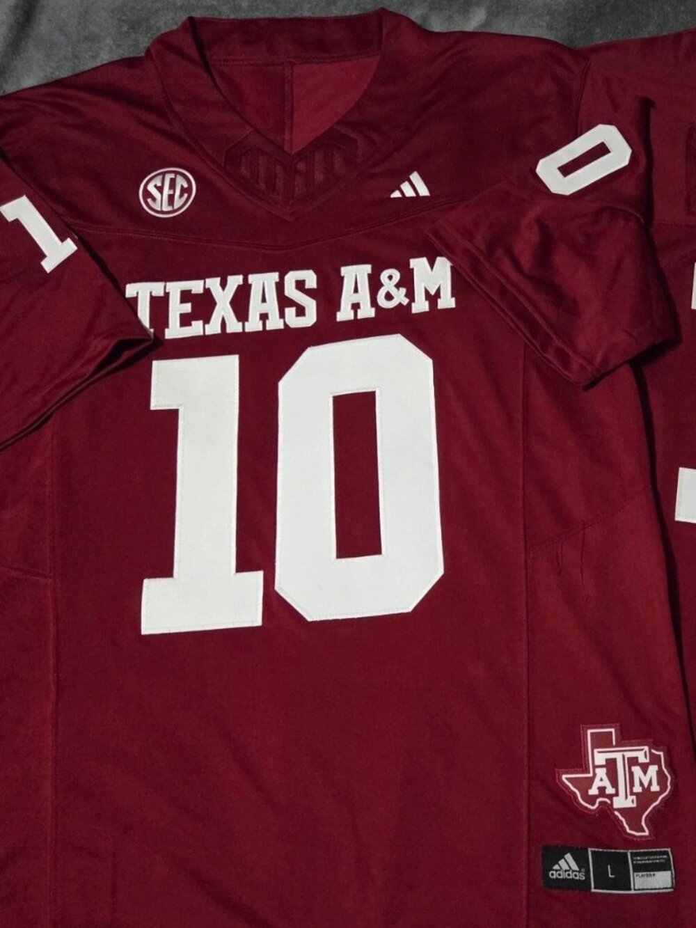 Marcel Reed Maroon Stitched Jersey Vapor